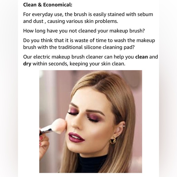 Automatic makeup brushes cleaner - Picture 4 of 7